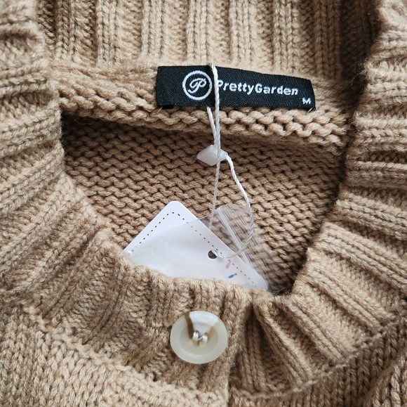 Oversized Slouchy Button-Up Cardigan - Picture 10 of 11